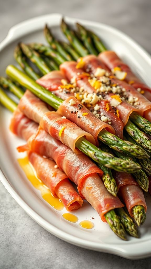 Asparagus Wrapped in Prosciutto