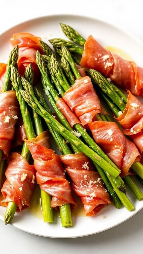 Asparagus Wrapped in Prosciutto  