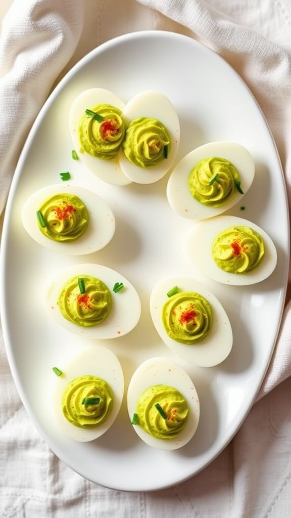 Avocado Deviled Eggs