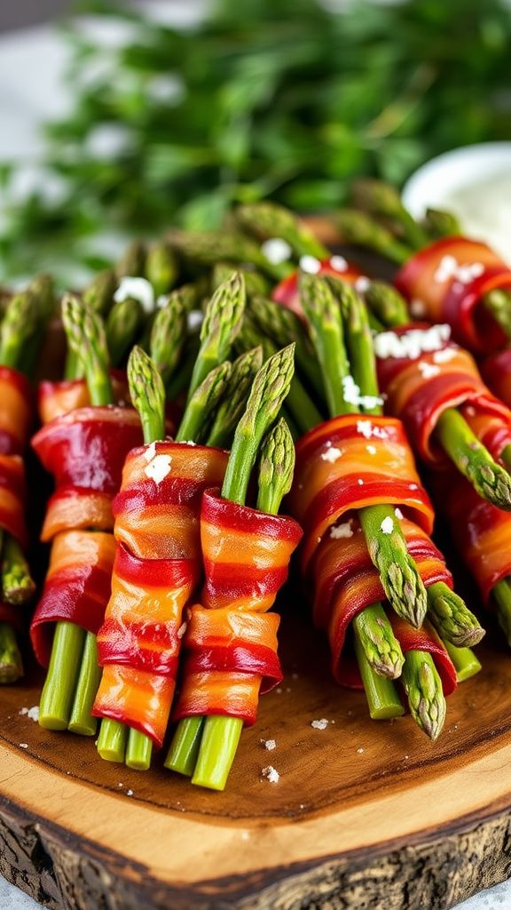 Bacon-Wrapped Asparagus Bundles