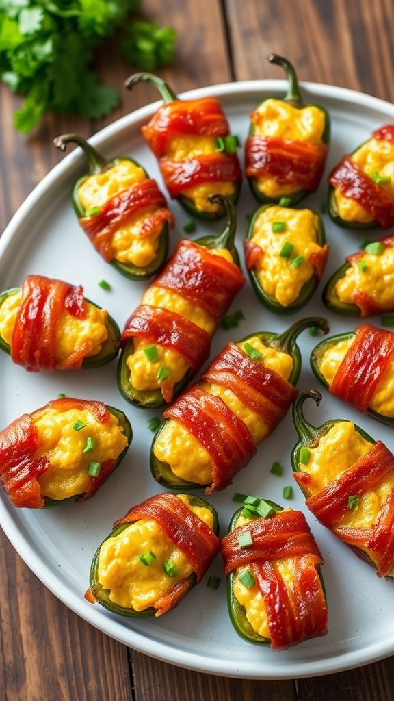 Bacon-Wrapped Jalapeño Poppers