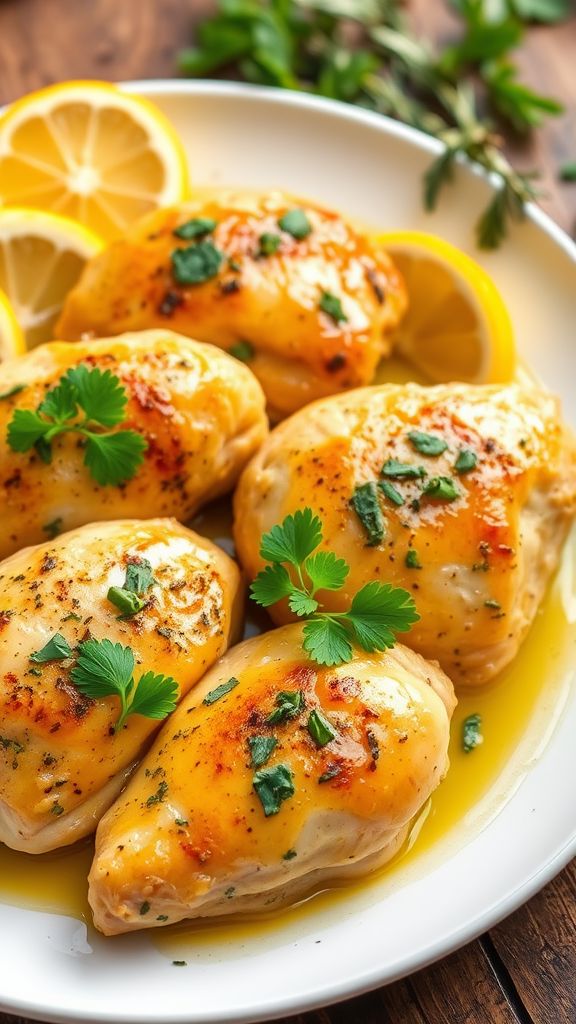 Baked Lemon Herb Chicken