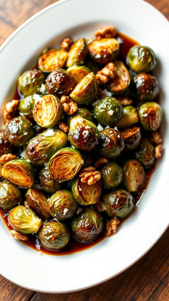 Balsamic Roasted Brussels Sprouts