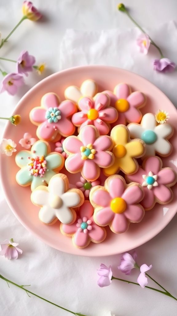 Blooming Spring Sugar Cookies  