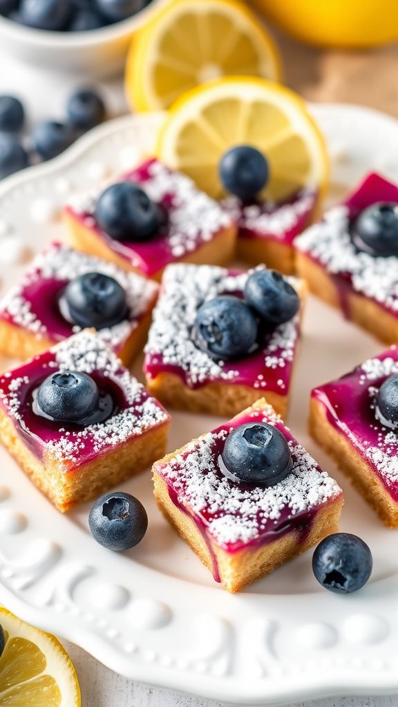 Blueberry Lemonade Bliss Bites  