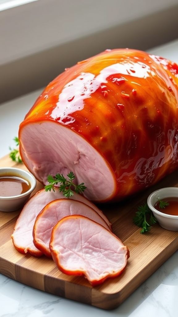 Bourbon Maple Glazed Ham