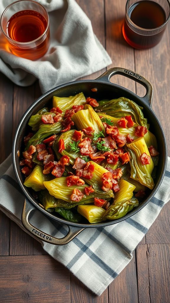 Braised Cabbage with Bacon