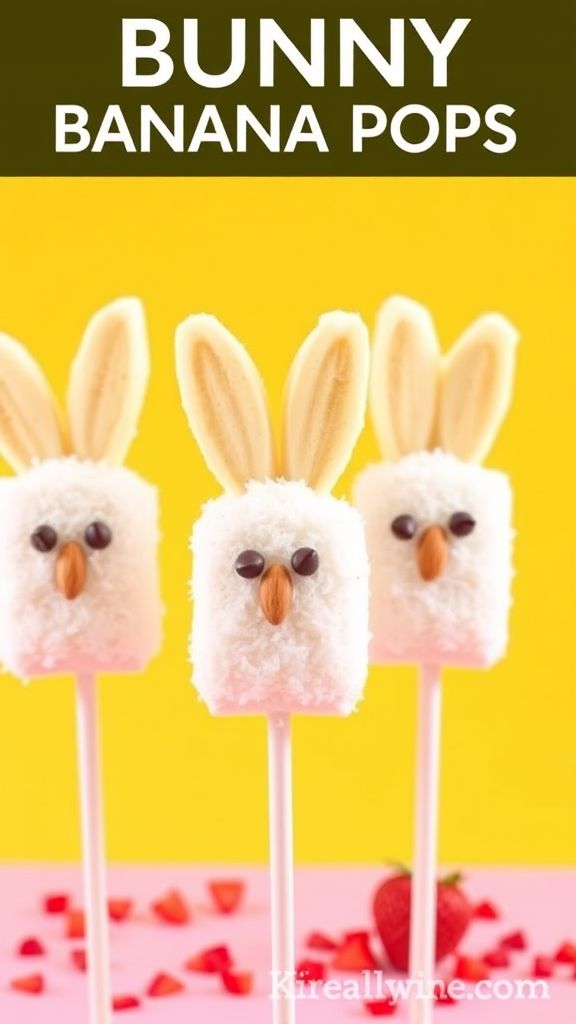 Bunny Banana Pops