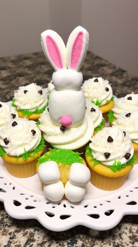 Bunny Butt Cupcakes