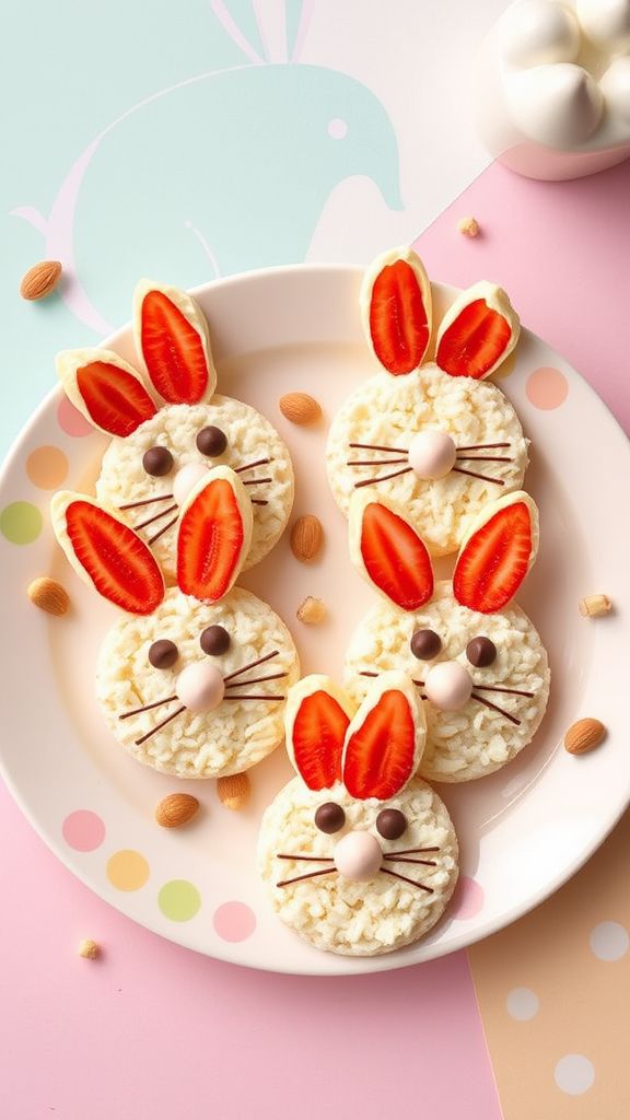 Bunny Face Rice Cakes