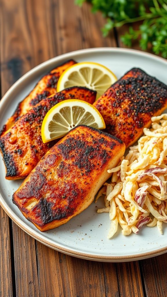 Cajun Blackened Catfish  