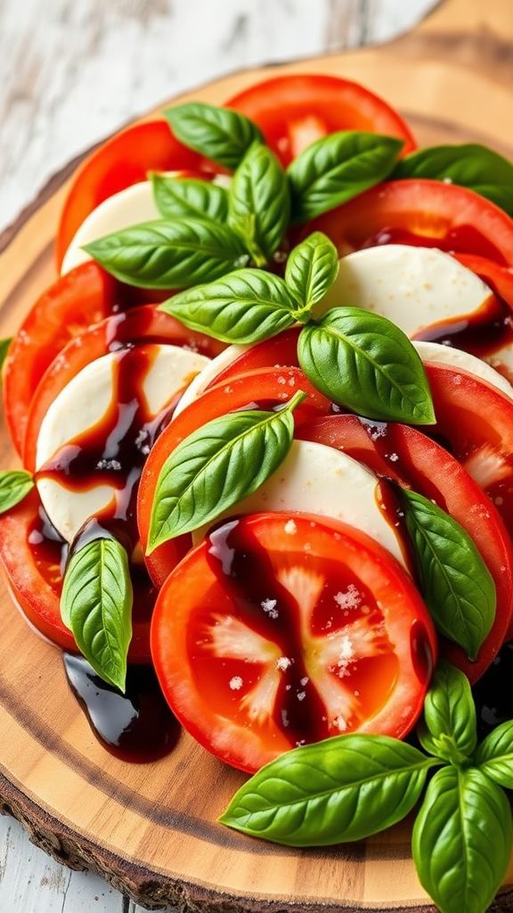 Caprese Salad with Balsamic Reduction