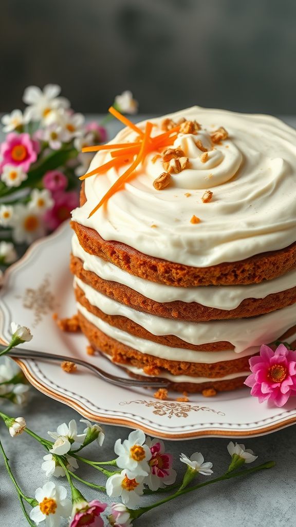 Carrot Cake with Cream Cheese Icing