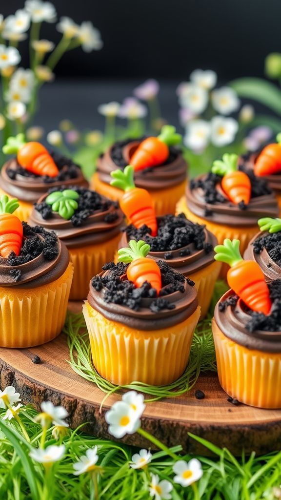 Carrot Patch Cupcakes