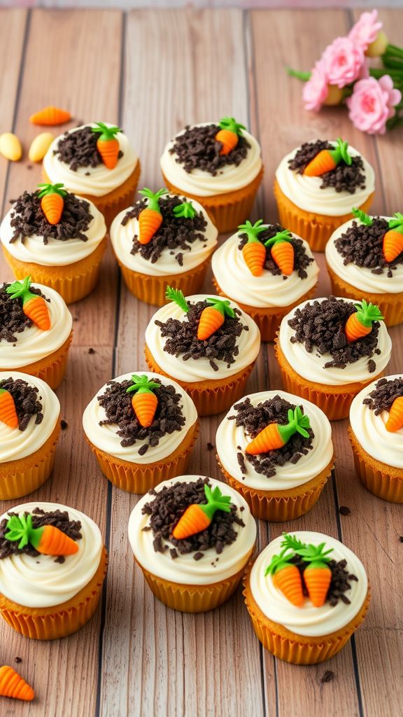 Carrot Patch Cupcakes