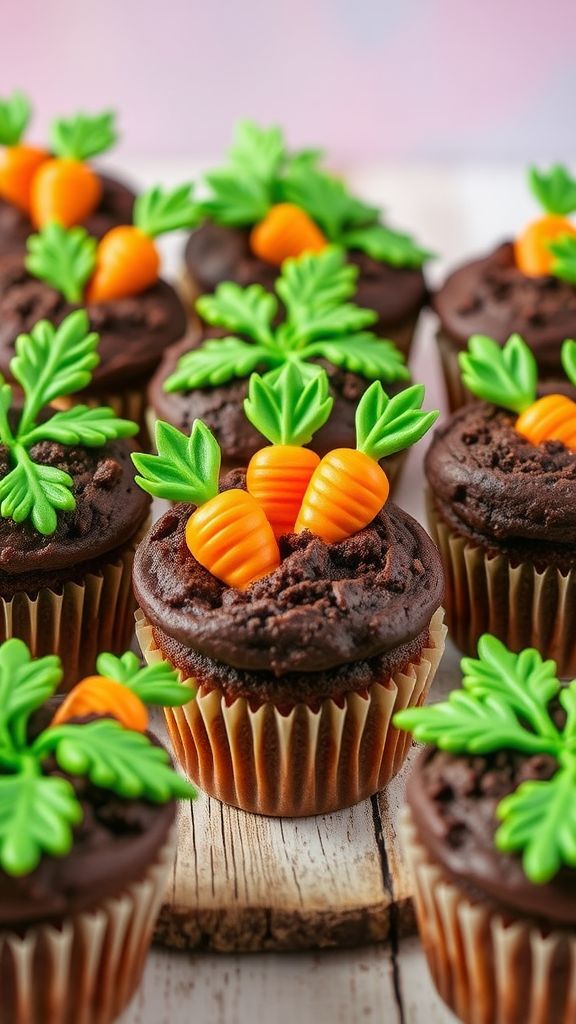 Carrot Patch Cupcakes