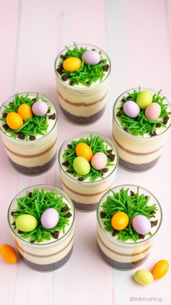 Carrot Patch Pudding Cups  