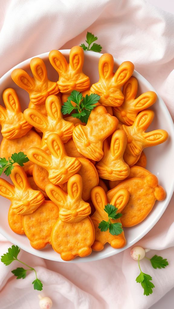 Cheesy Bunny Crackers