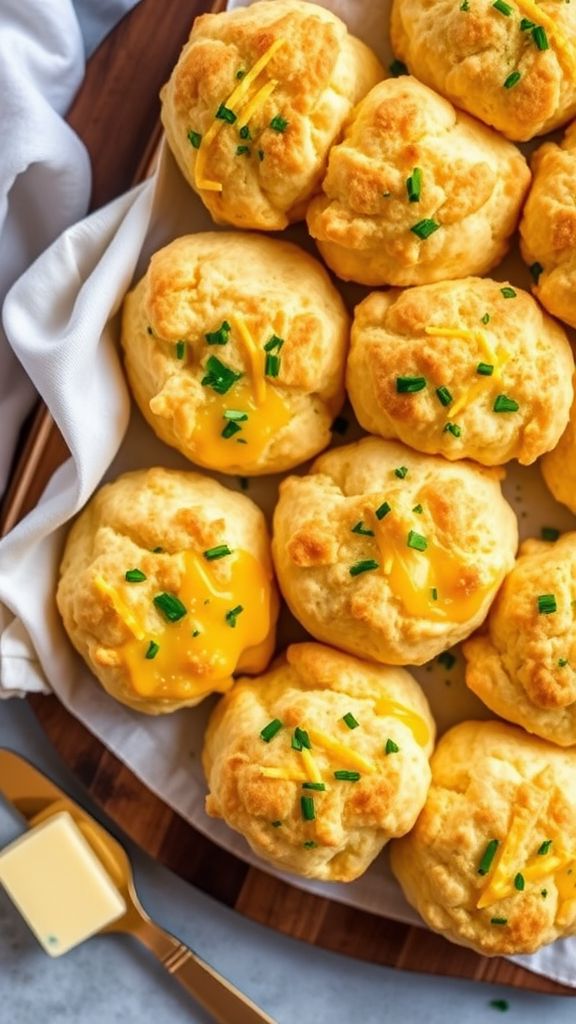 Cheesy Herb Biscuits 