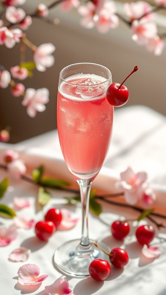 Cherry Blossom Bellini  