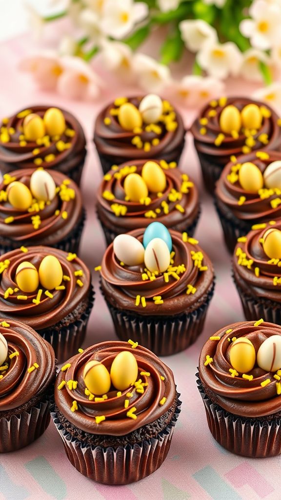 Chickadee Chocolate Delight Cupcakes