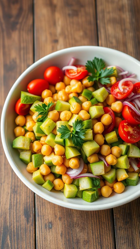 Chickpea and Avocado Salad