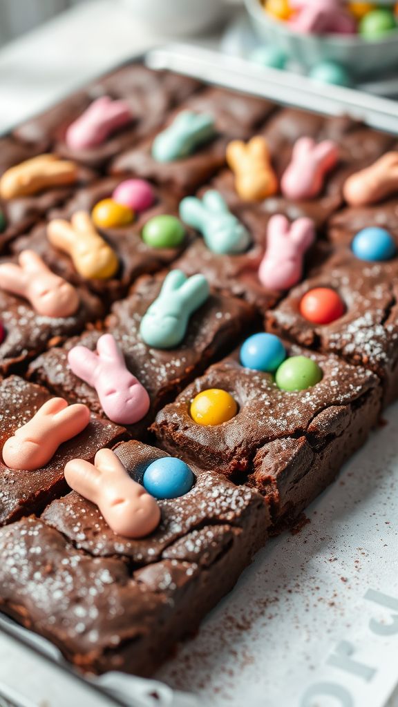 Choco-Bunny Brownies