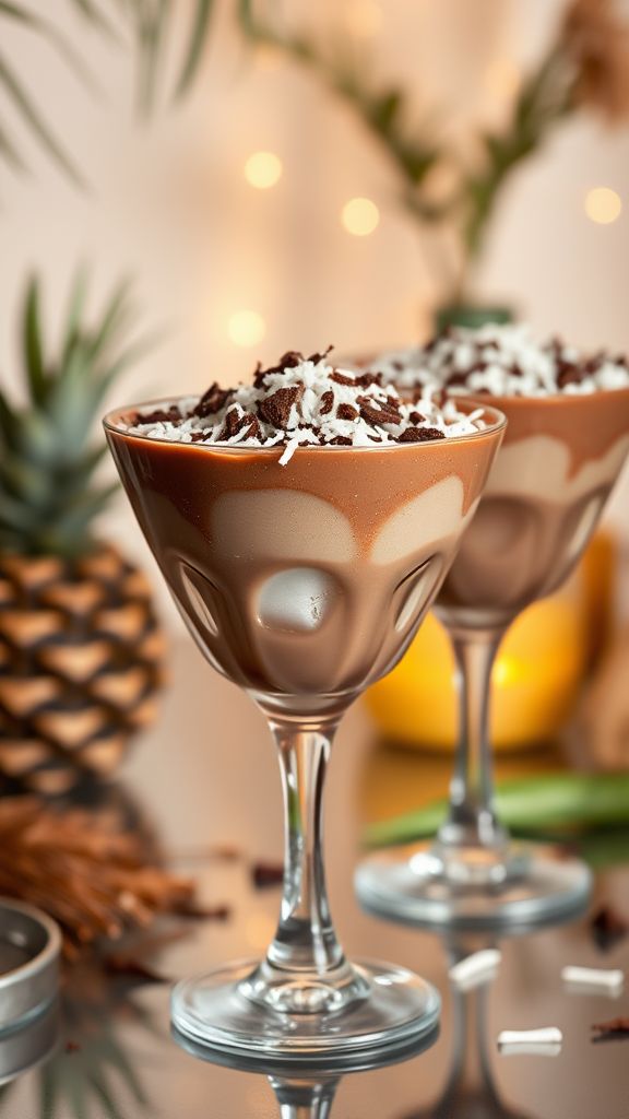 Chocolate Coconut Cream Cocktail