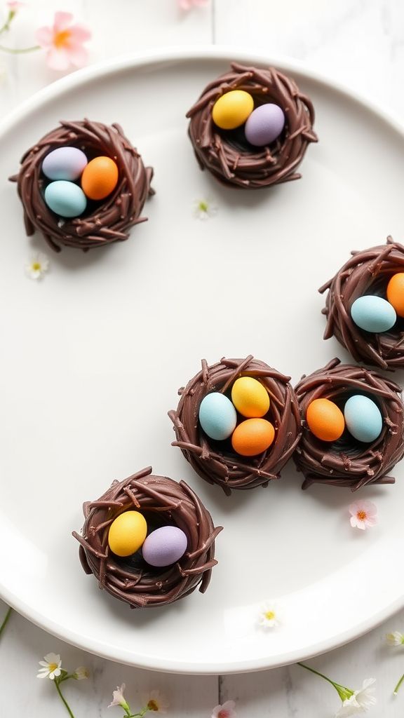 Chocolate Egg Nests  