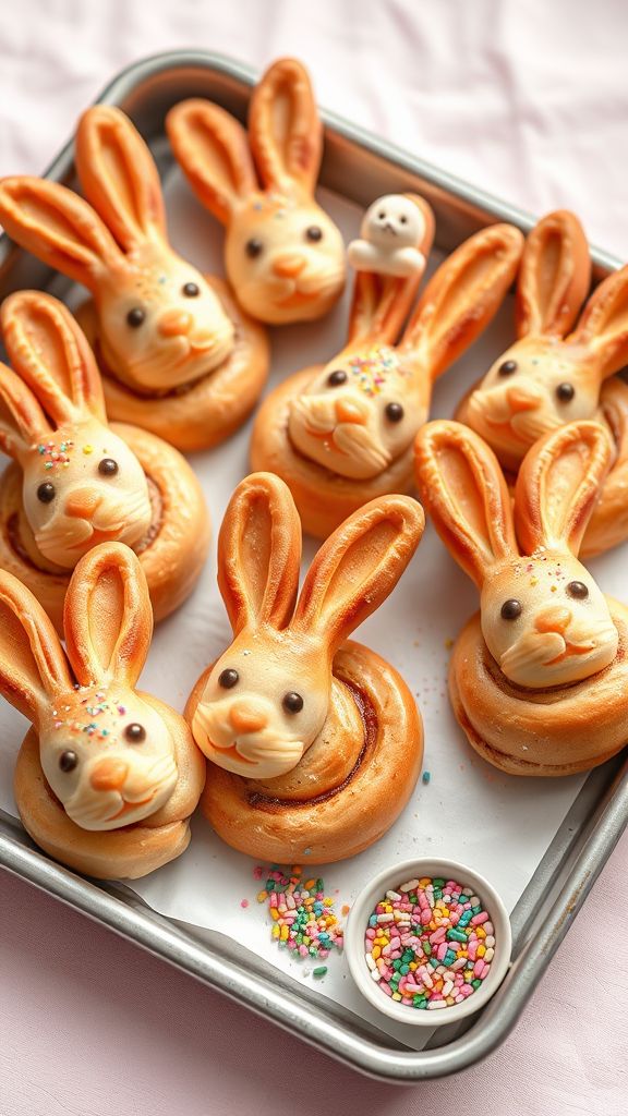 Cinnamon Roll Rabbit Shapes