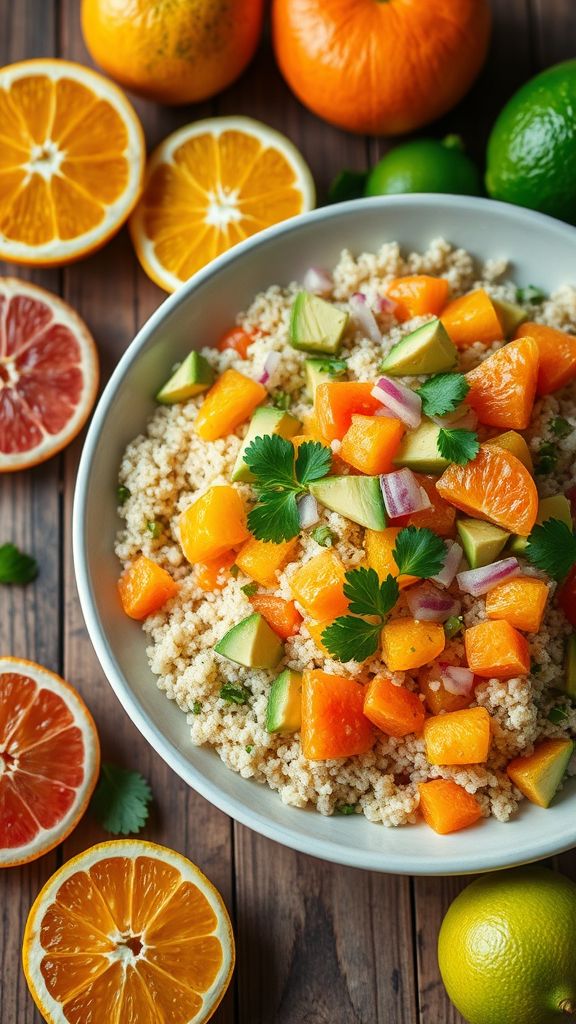 Citrus and Avocado Quinoa Salad