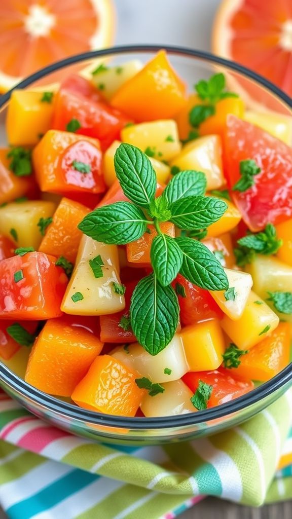 Citrus and Mint Fruit Salad