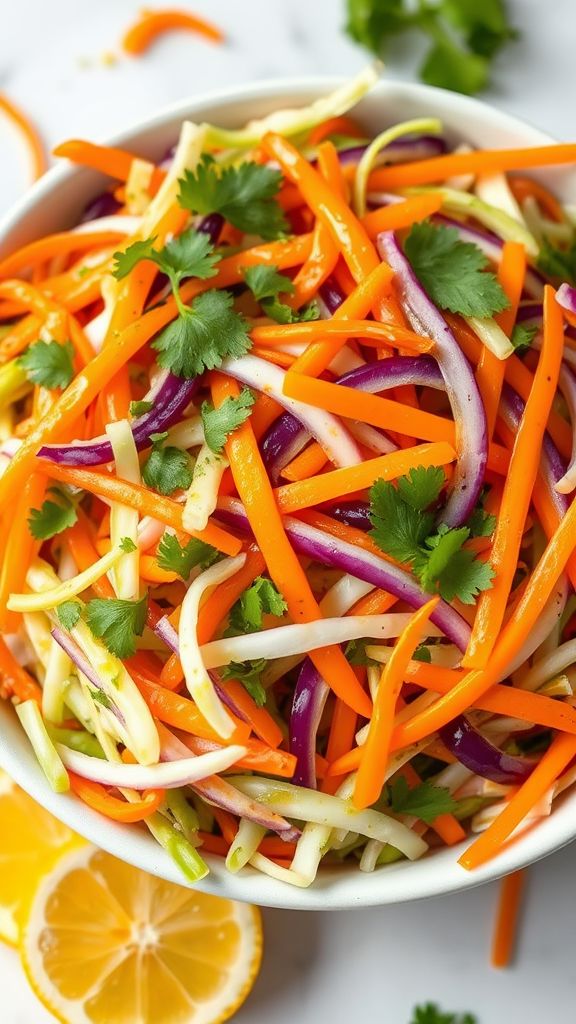 Citrus-Drizzled Vegetable Slaw