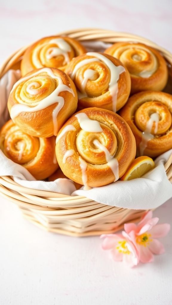 Citrus Zest Easter Rolls  