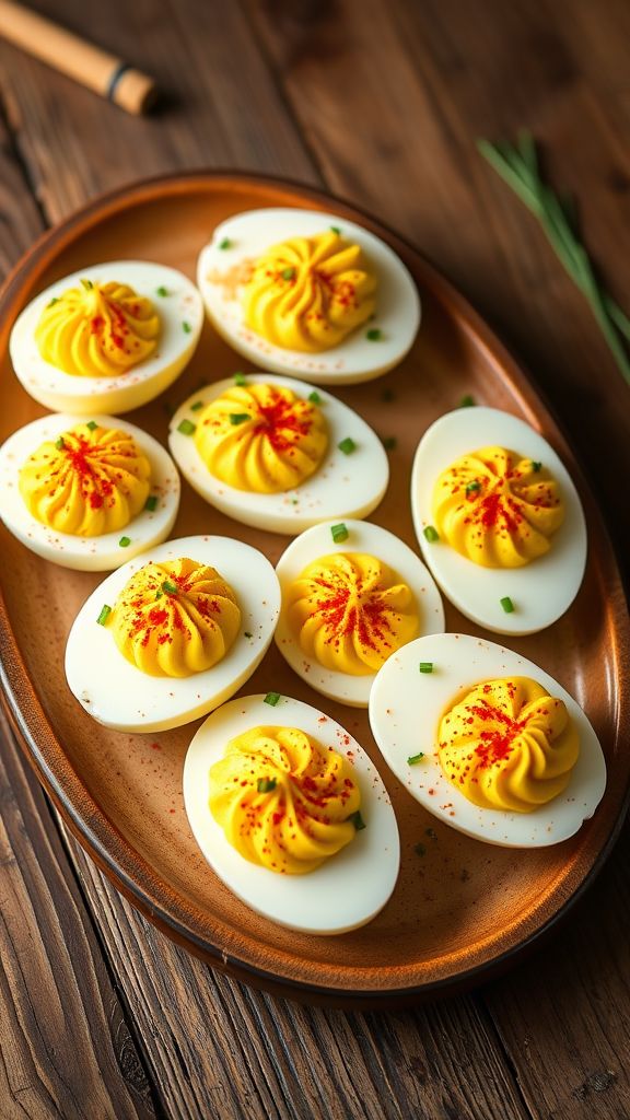 Classic Deviled Eggs with Paprika