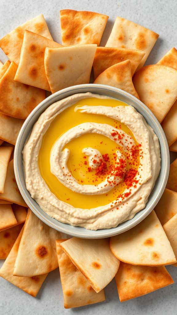 Classic Hummus with Pita Chips  