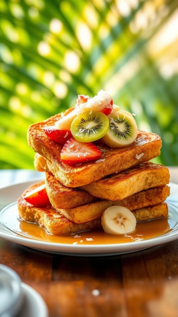 Coconut Cream French Toast  