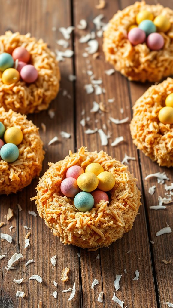 Coconut Macaroon Nests