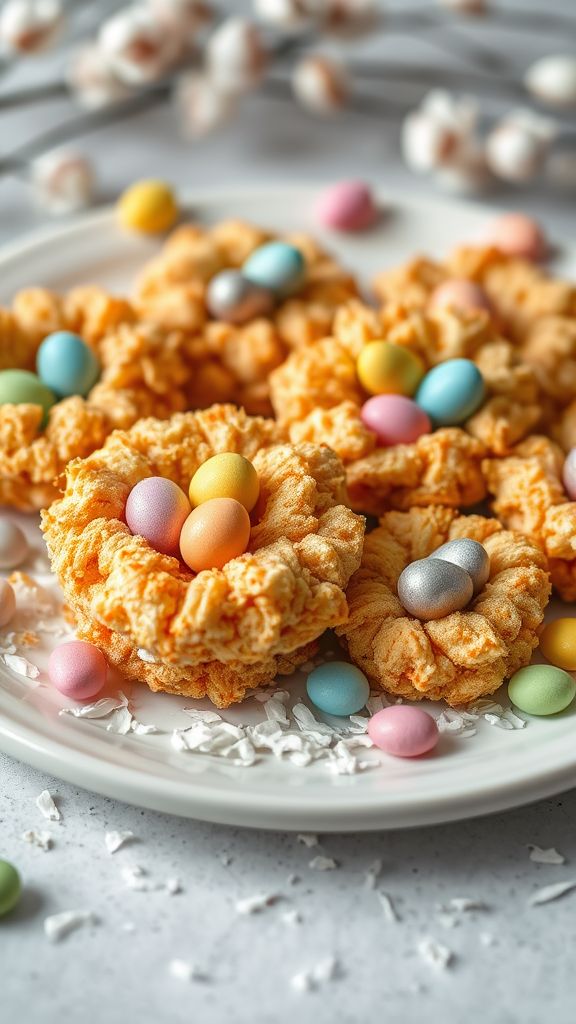 Coconut Macaroon Nests