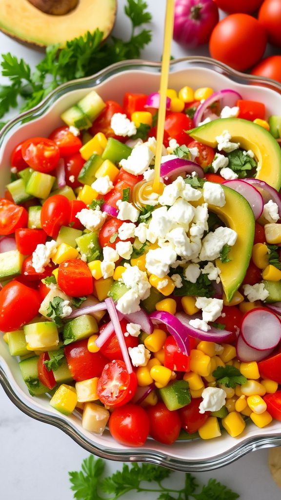 Colorful Spring Chopped Salad