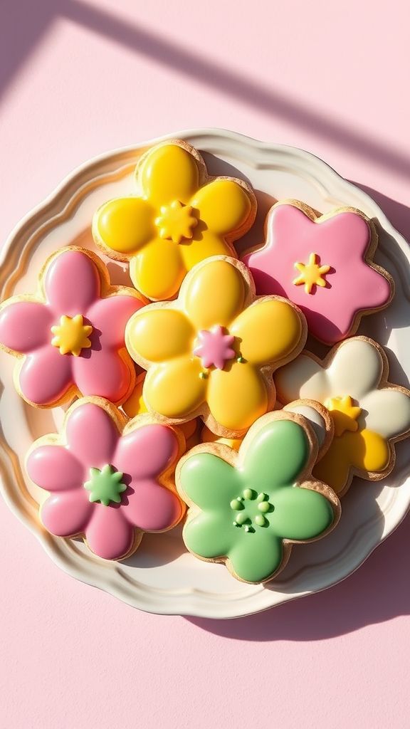 Colorful Spring Sugar Cookies  