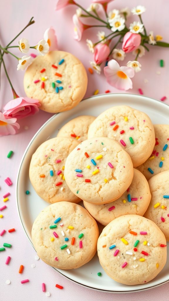 Confetti Spring Sugar Cookies