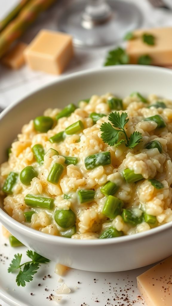 Creamy Asparagus Risotto