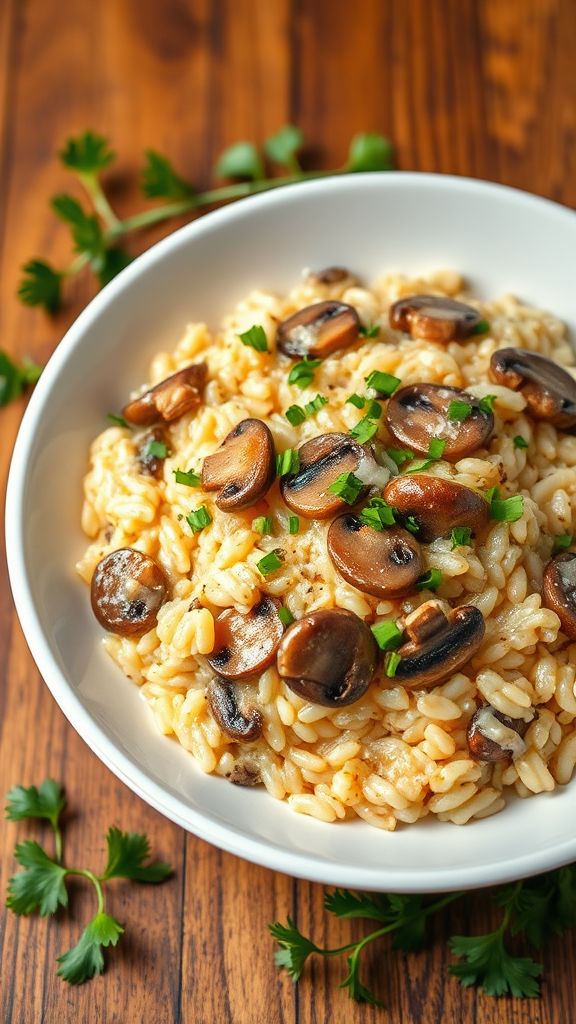 Creamy Mushroom Risotto