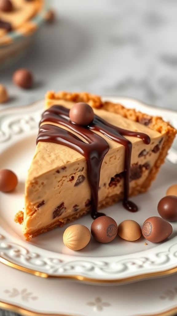 Creamy Peanut Butter Cadbury Pie