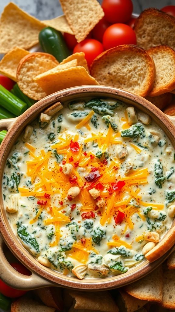 Creamy Spinach and Artichoke Dip