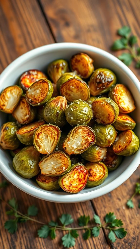 Crispy Parmesan Brussels Sprouts