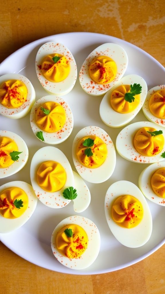 Curry-Seasoned Deviled Egg Surprise  