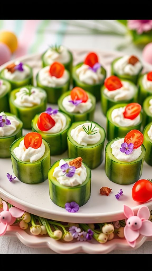 Cute Cucumber Easter Cups