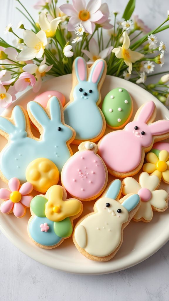 Delightful Decorated Easter Cookies  